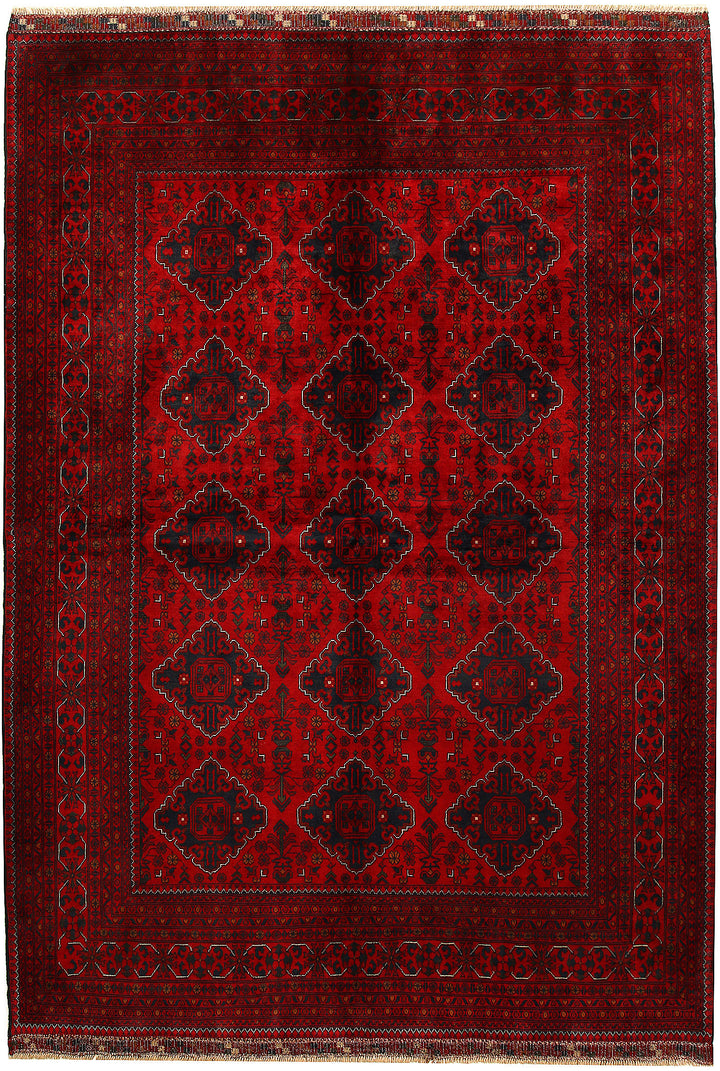 Dark Red Khal Mohammadi 6'  8" x 9'  5" - No. QA63710