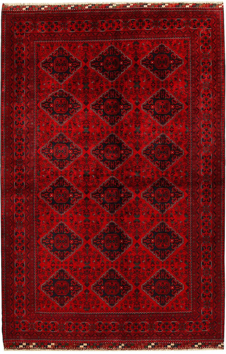 Dark Red Khal Mohammadi 6'  6" x 9'  9" - No. QA30247