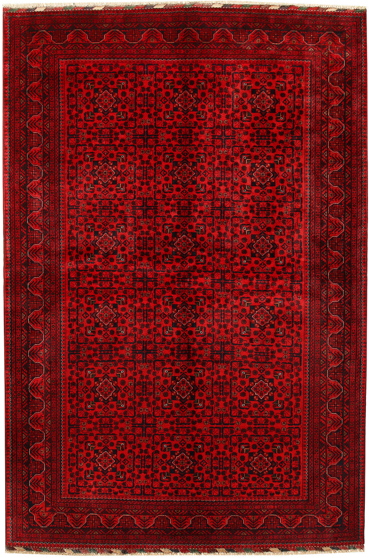 Dark Red Khal Mohammadi 6' 7 x 9' 10 - No. 68933