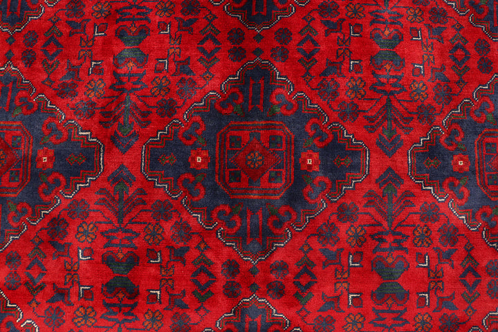 Dark Red Khal Mohammadi 6'  4" x 9'  5" - No. QA42890