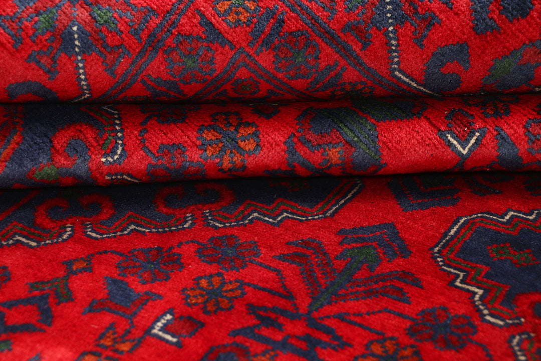 Dark Red Khal Mohammadi 6'  4" x 9'  5" - No. QA42890