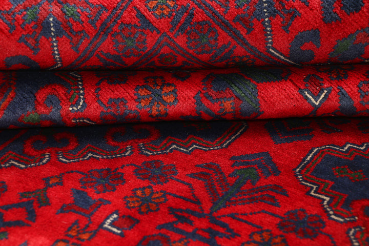 Dark Red Khal Mohammadi 6'  4" x 9'  5" - No. QA42890