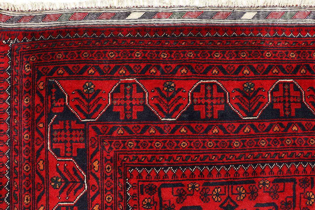 Dark Red Khal Mohammadi 6'  6" x 9'  6" - No. QA90176