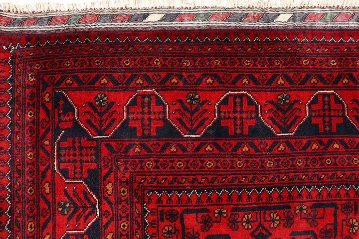 Dark Red Khal Mohammadi 6'  6" x 9'  6" - No. QA90176