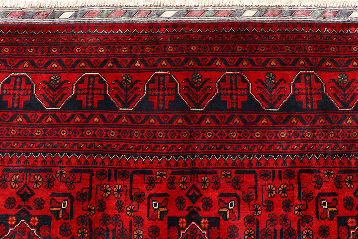 Dark Red Khal Mohammadi 6'  6" x 9'  6" - No. QA90176