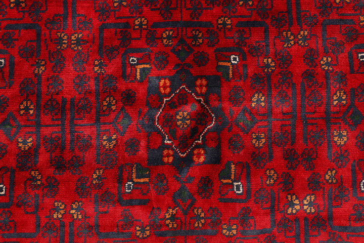 Dark Red Khal Mohammadi 6'  6" x 9'  6" - No. QA90176