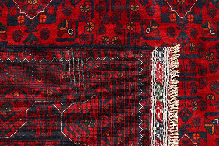 Dark Red Khal Mohammadi 6'  6" x 9'  6" - No. QA90176