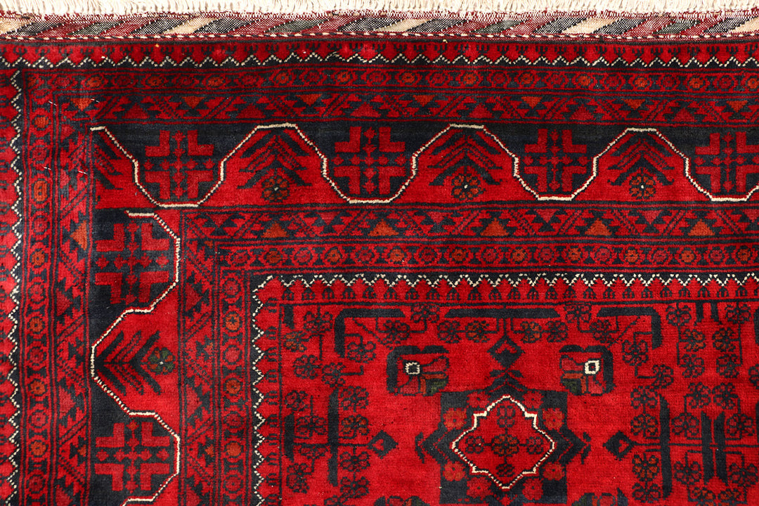 Dark Red Khal Mohammadi 6'  8" x 9'  7" - No. QA34978