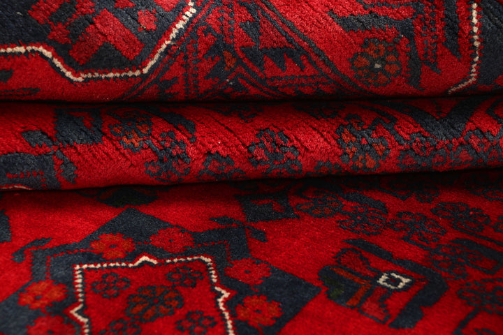 Dark Red Khal Mohammadi 6'  8" x 9'  7" - No. QA34978