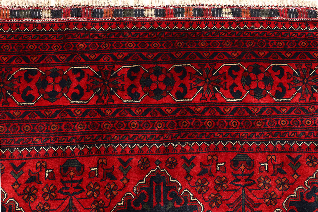 Dark Red Khal Mohammadi 6' 4 x 9' 11 - No. 68938