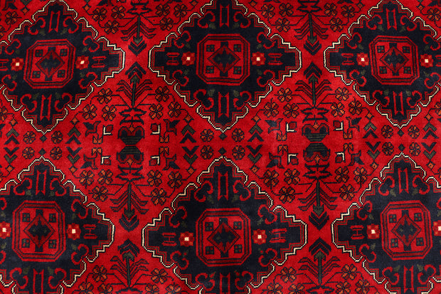 Dark Red Khal Mohammadi 6'  4" x 9'  11" - No. QA36398