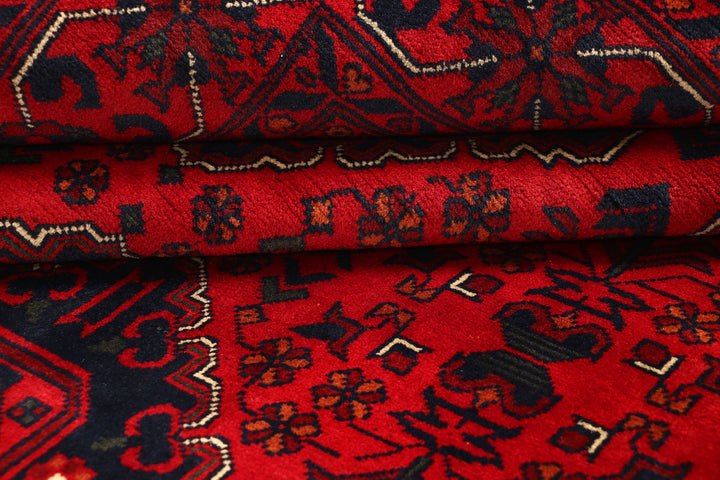 Dark Red Khal Mohammadi 6'  4" x 9'  11" - No. QA36398