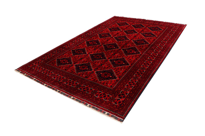Dark Red Khal Mohammadi 6'  4" x 9'  11" - No. QA36398