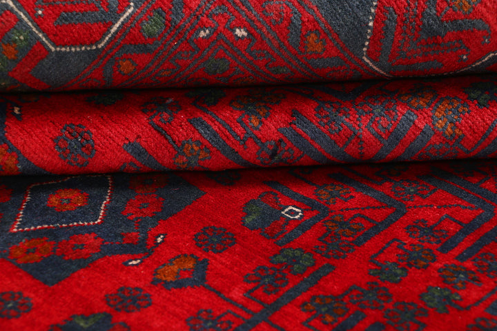 Dark Red Khal Mohammadi 6'  7" x 9'  6" - No. QA17453