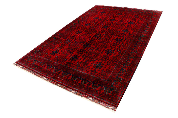 Dark Red Khal Mohammadi 6'  7" x 9'  6" - No. QA17453