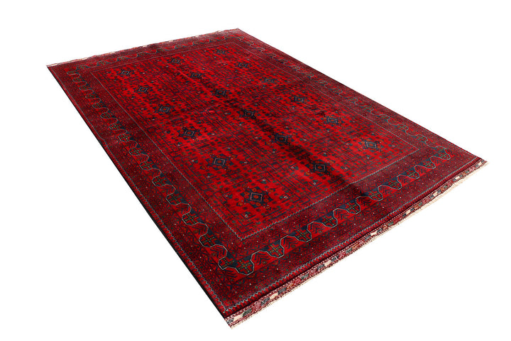 Dark Red Khal Mohammadi 6'  7" x 9'  6" - No. QA17453