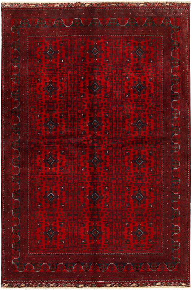 Dark Red Khal Mohammadi 6' 7 x 9' 6 - No. 68941 - ALRUG Rug Store