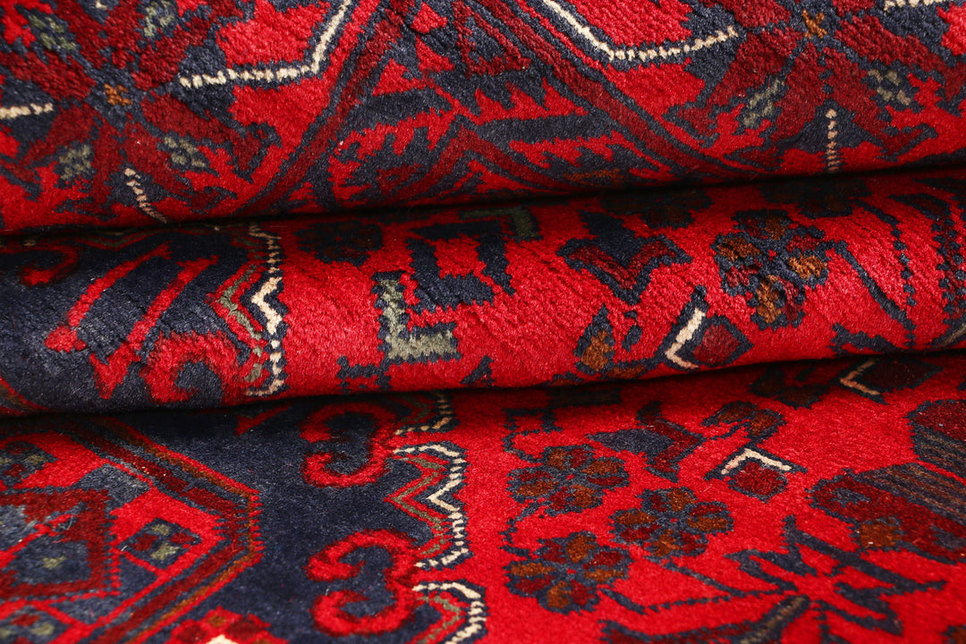 Dark Red Khal Mohammadi 6'  6" x 9'  11" - No. QA66622