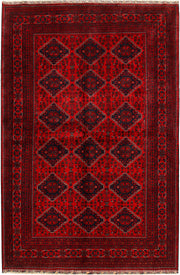 Dark Red Khal Mohammadi 6'  6" x 9'  11" - No. QA66622