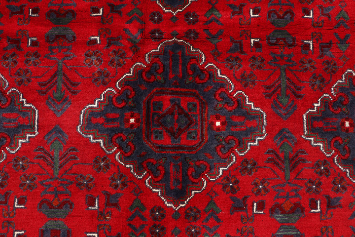 Dark Red Khal Mohammadi 6'  4" x 9'  5" - No. QA70192