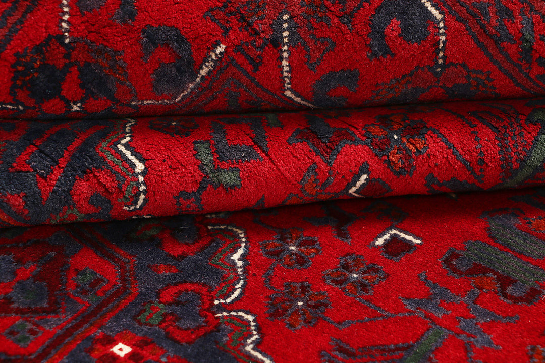 Dark Red Khal Mohammadi 6'  4" x 9'  5" - No. QA70192