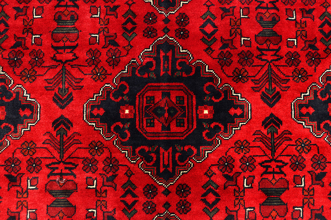 Dark Red Khal Mohammadi 6'  6" x 9'  8" - No. QA56403