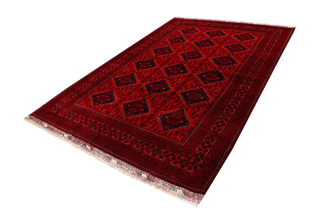 Dark Red Khal Mohammadi 6'  6" x 9'  8" - No. QA56403