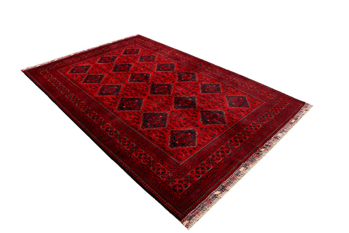 Dark Red Khal Mohammadi 6'  6" x 9'  8" - No. QA56403