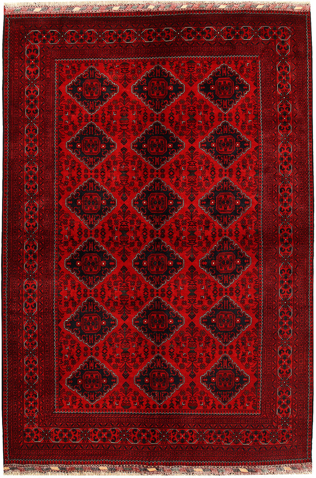 Dark Red Khal Mohammadi 6'  6" x 9'  8" - No. QA56403