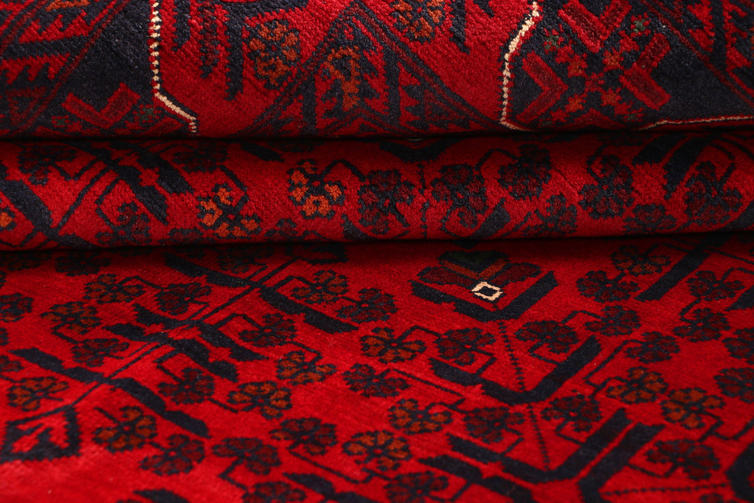 Dark Red Khal Mohammadi 6'  3" x 9'  8" - No. QA40170