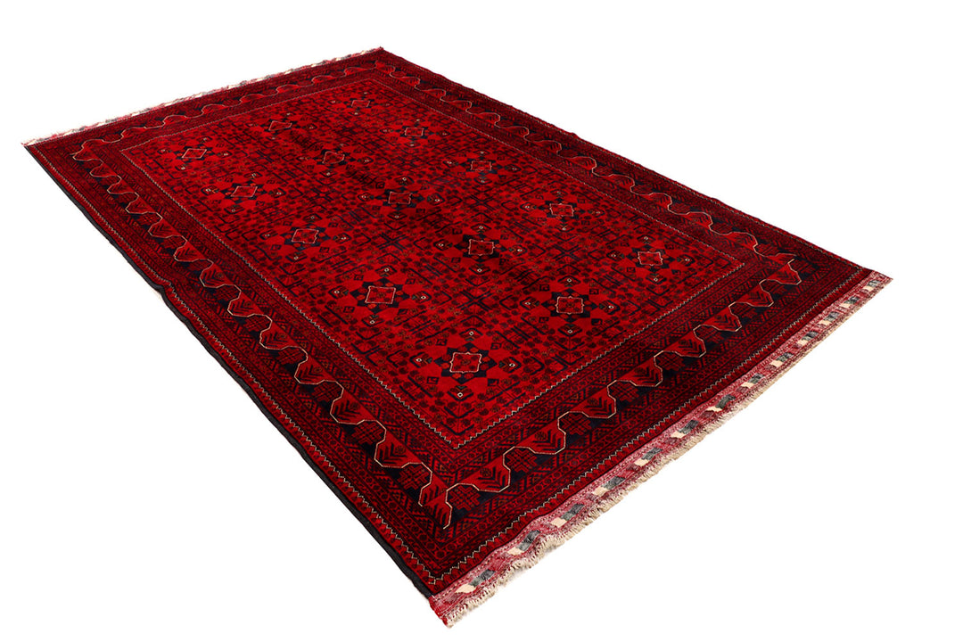 Dark Red Khal Mohammadi 6'  3" x 9'  8" - No. QA40170
