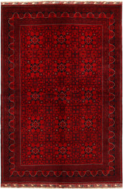 Dark Red Khal Mohammadi 6'  3" x 9'  8" - No. QA40170