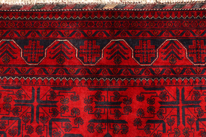 Dark Red Khal Mohammadi 6'  5" x 9'  4" - No. QA22018