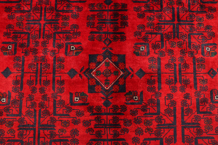 Dark Red Khal Mohammadi 6'  5" x 9'  4" - No. QA22018