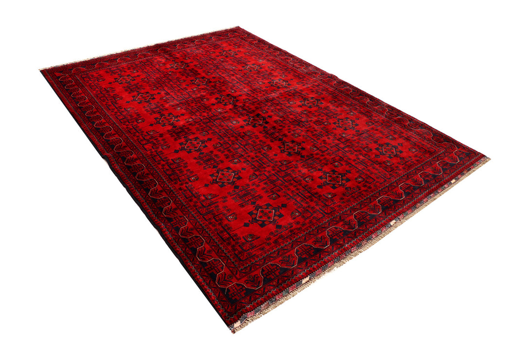 Dark Red Khal Mohammadi 6'  5" x 9'  4" - No. QA22018