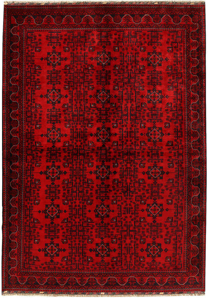 Dark Red Khal Mohammadi 6'  5" x 9'  4" - No. QA22018