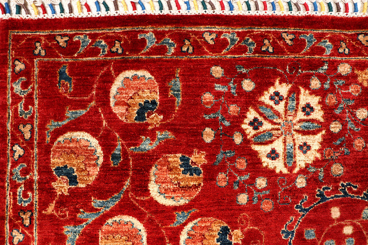 Firebrick Kazak 6' 6 x 9' 5 - No. 68958