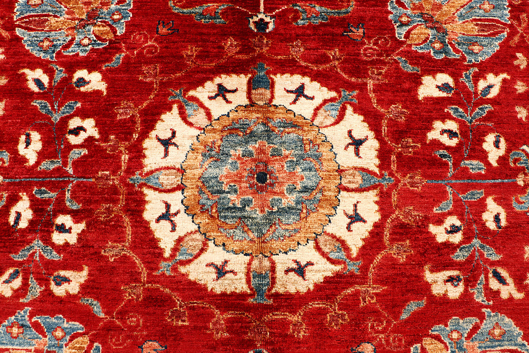 Firebrick Kazak 6' 6 x 9' 5 - No. 68958