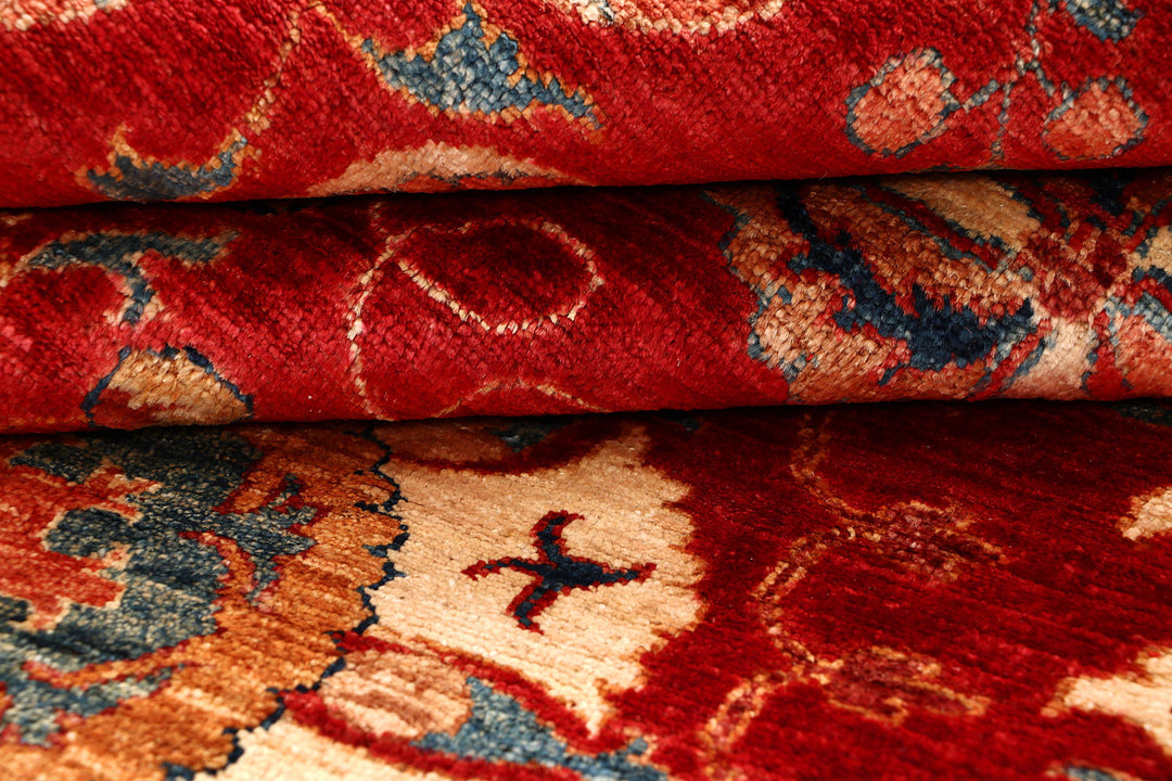 Firebrick Kazak 6' 6 x 9' 5 - No. 68958