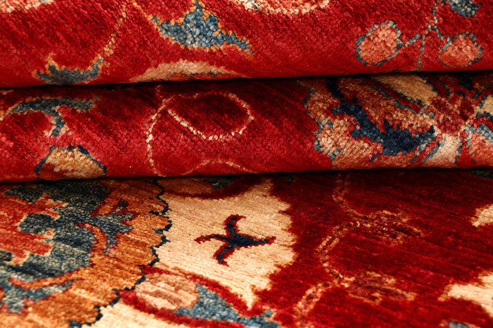 Firebrick Kazak 6' 6 x 9' 5 - No. 68958