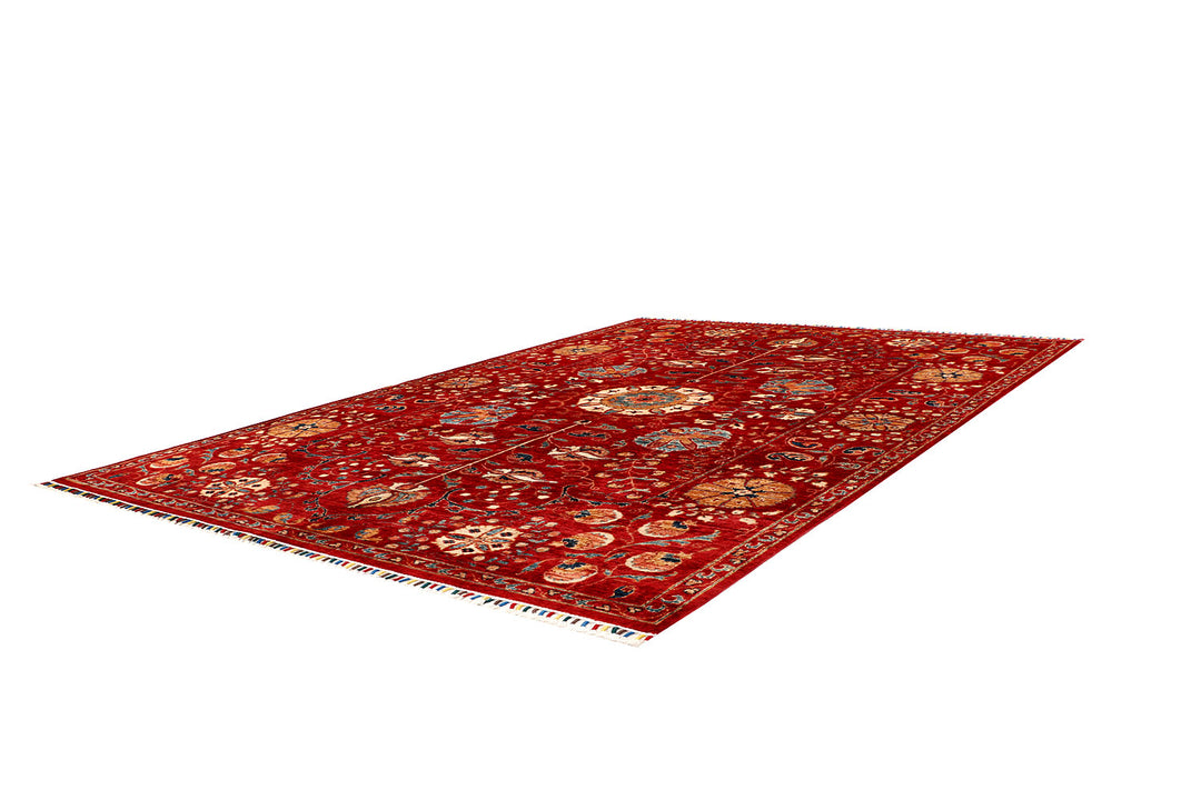 Firebrick Kazak 6' 6 x 9' 5 - No. 68958