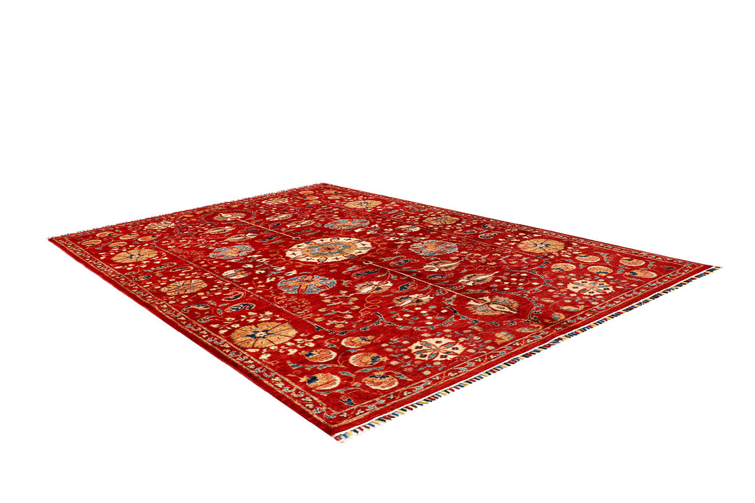 Firebrick Kazak 6' 6 x 9' 5 - No. 68958