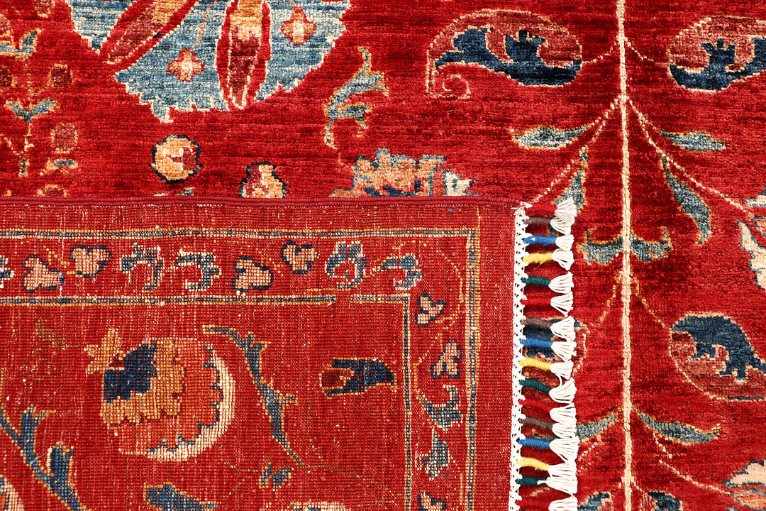 Firebrick Kazak 6' 6 x 9' 5 - No. 68958