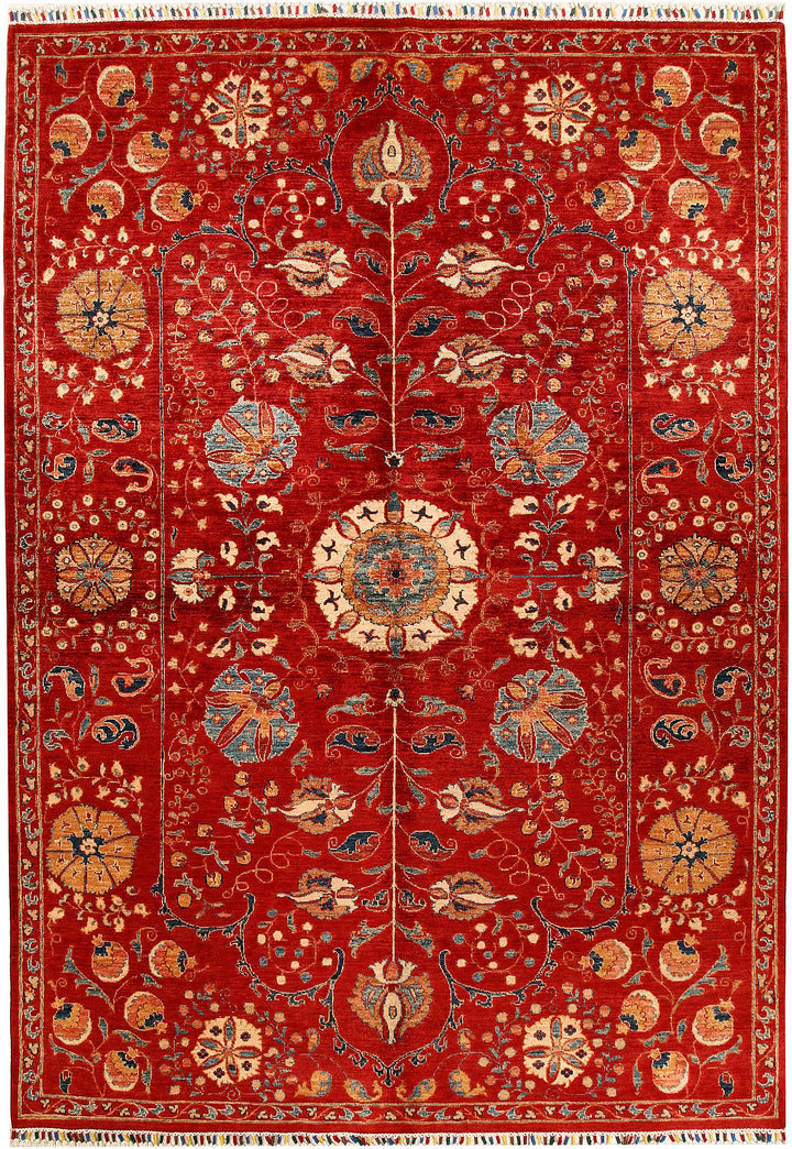 Firebrick Kazak 6' 6 x 9' 5 - No. 68958