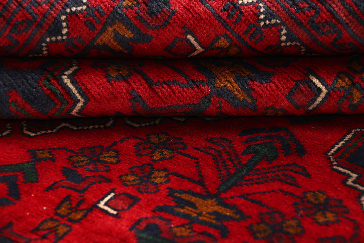 Dark Red Khal Mohammadi 6'  5" x 9'  5" - No. QA99733