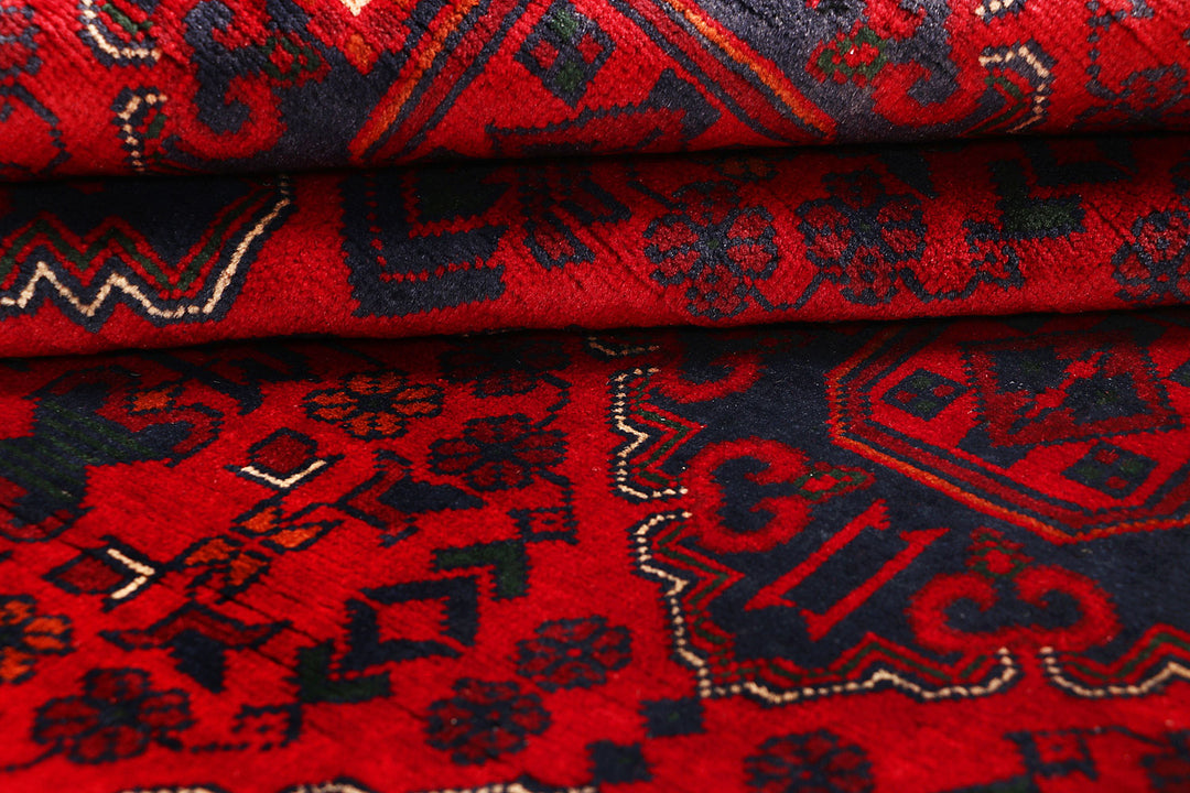 Dark Red Khal Mohammadi 6' 5 x 9' 9 - No. 68971