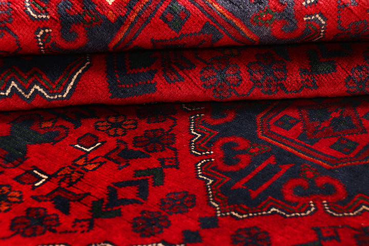 Dark Red Khal Mohammadi 6' 5 x 9' 9 - No. 68971