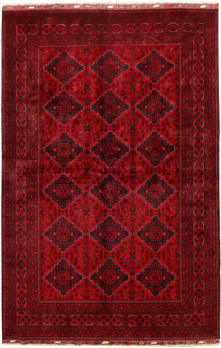 Dark Red Khal Mohammadi 6' 5 x 9' 9 - No. 68971