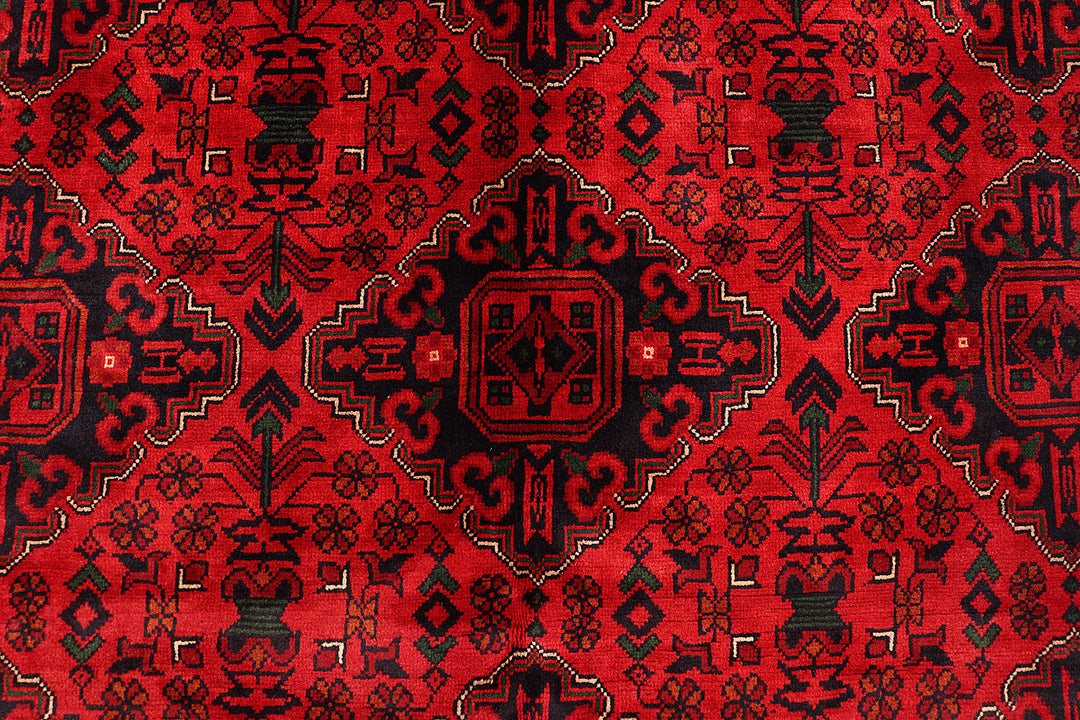 Dark Red Khal Mohammadi 6' 4 x 9' 10 - No. 68972