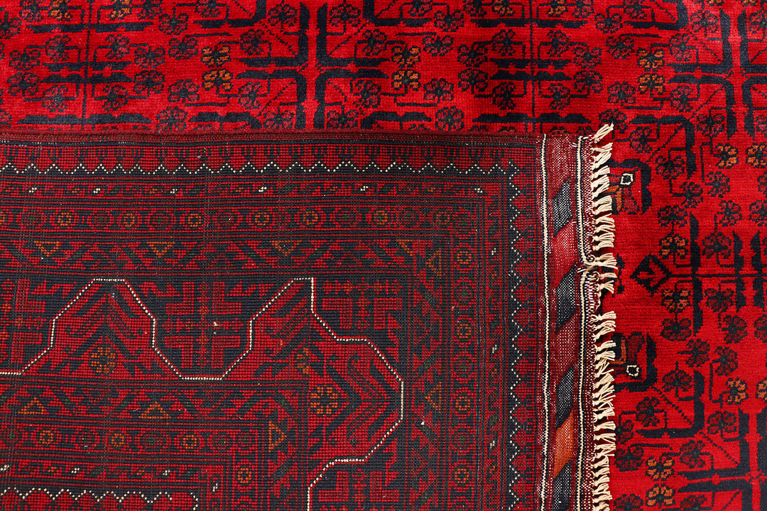 Dark Red Khal Mohammadi 6'  4" x 9'  8" - No. QA75070